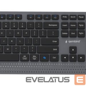 Arvuti klaviatuur Gembird  KEYBOARD +MOUSE WRL ENG/BK KBS-WPS-02 