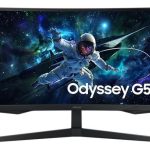 Monitorid Samsung  LCD Monitor||LS27CG552EUXEN|27"|Gaming/Curved|Panel VA|2560x1440|16:9|165 Hz|Matte|1 ms|Height adjustable|Colour Black|LS27CG552EUXEN 