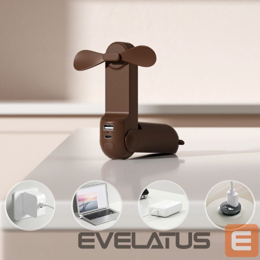 Muud kaubad Jisulife JisuLife Handheld Fan 8 Brown.