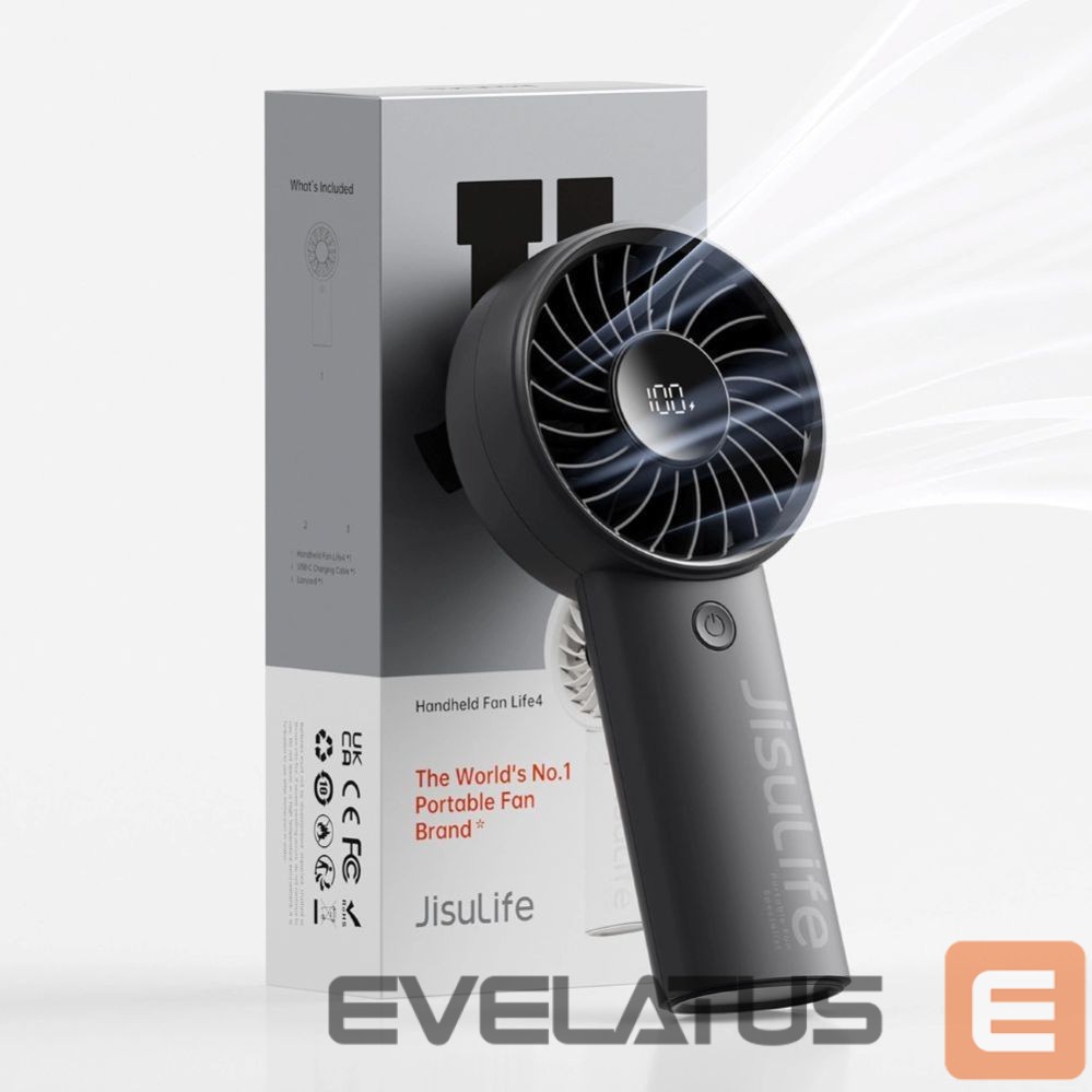 Muud kaubad Jisulife JisuLife Handheld Fan 4 Black.