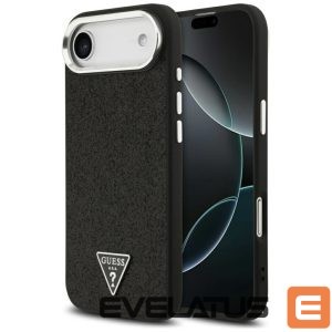 Muud kaubad Guess  Guess Glitter Triangle Logo MagSafe Case for iPhone 17 Air - Black 