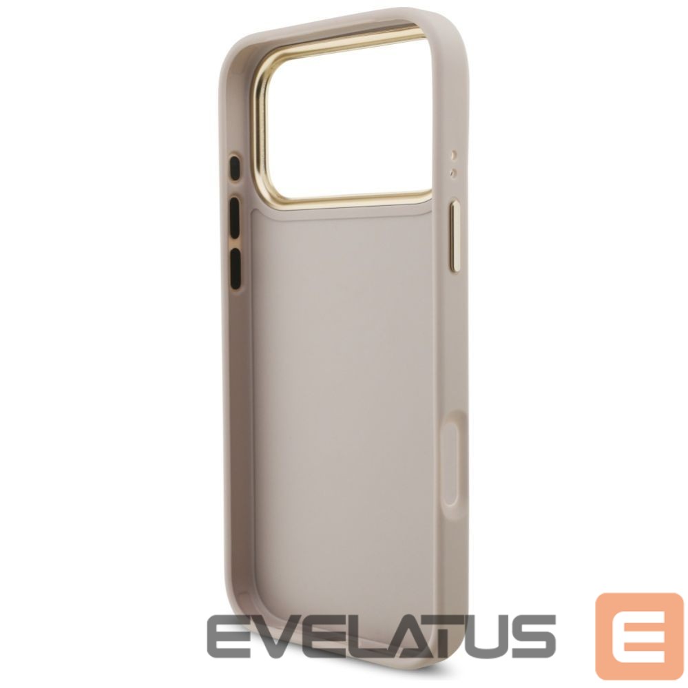 Muud kaubad Guess Guess 4G Big 4G Classic Logo Big Strap Metal Buttons Case for iPhone 17 Pro Max - Pink