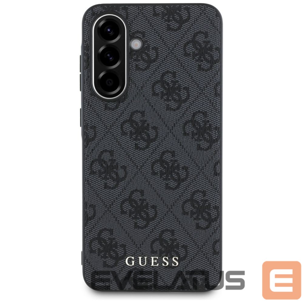 Muud kaubad Guess Guess 4G Metal Gold Logo Case for Samsung Galaxy A56 - Black