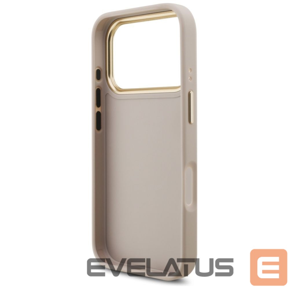 Muud kaubad Guess Guess 4G Big 4G Classic Logo Big Strap Metal Buttons Case for iPhone 17 Pro - Pink