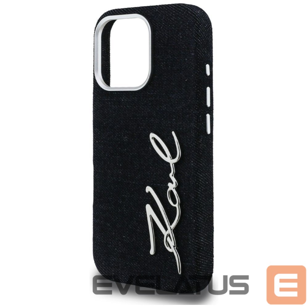 Muud kaubad Karl Lagerfeld Karl Lagerfeld FW Jeans Signature Logo iPhone 16 Pro Max Case - Black