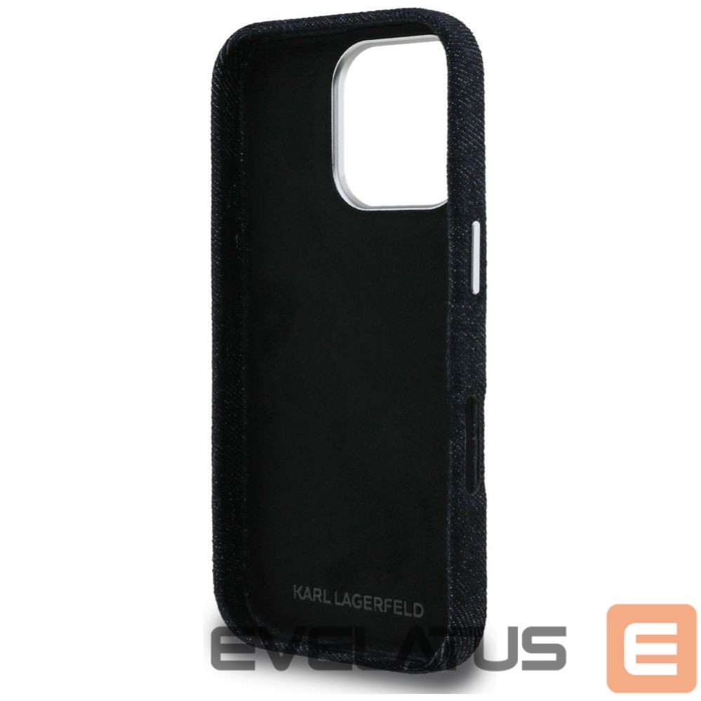 Muud kaubad Karl Lagerfeld Karl Lagerfeld FW Jeans Signature Logo iPhone 16 Pro Max Case - Black