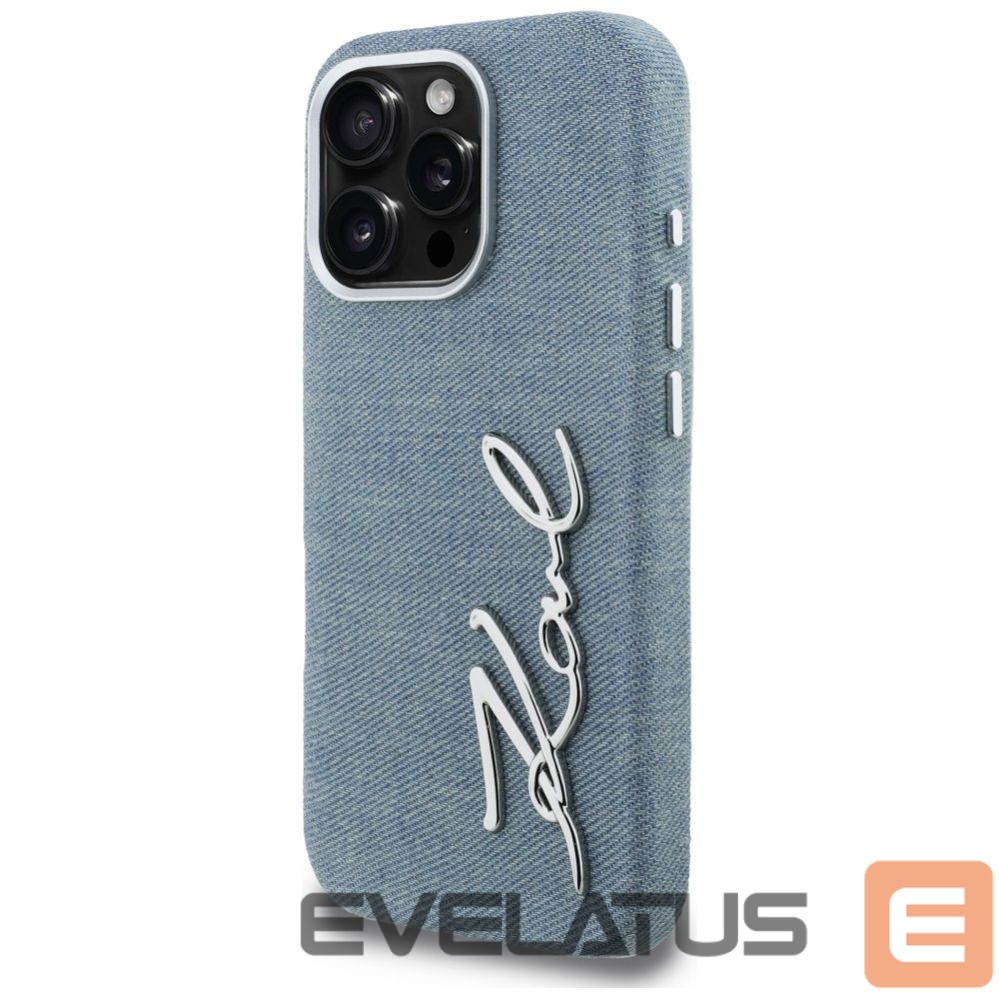 Muud kaubad Karl Lagerfeld Karl Lagerfeld FW Jeans Signature Logo iPhone 16 Pro Max Case - Blue
