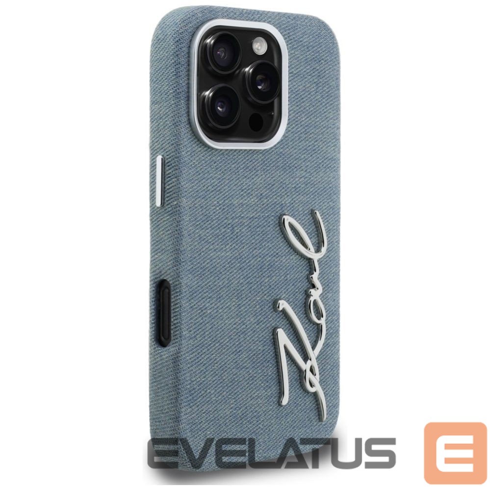 Muud kaubad Karl Lagerfeld Karl Lagerfeld FW Jeans Signature Logo iPhone 16 Pro Max Case - Blue