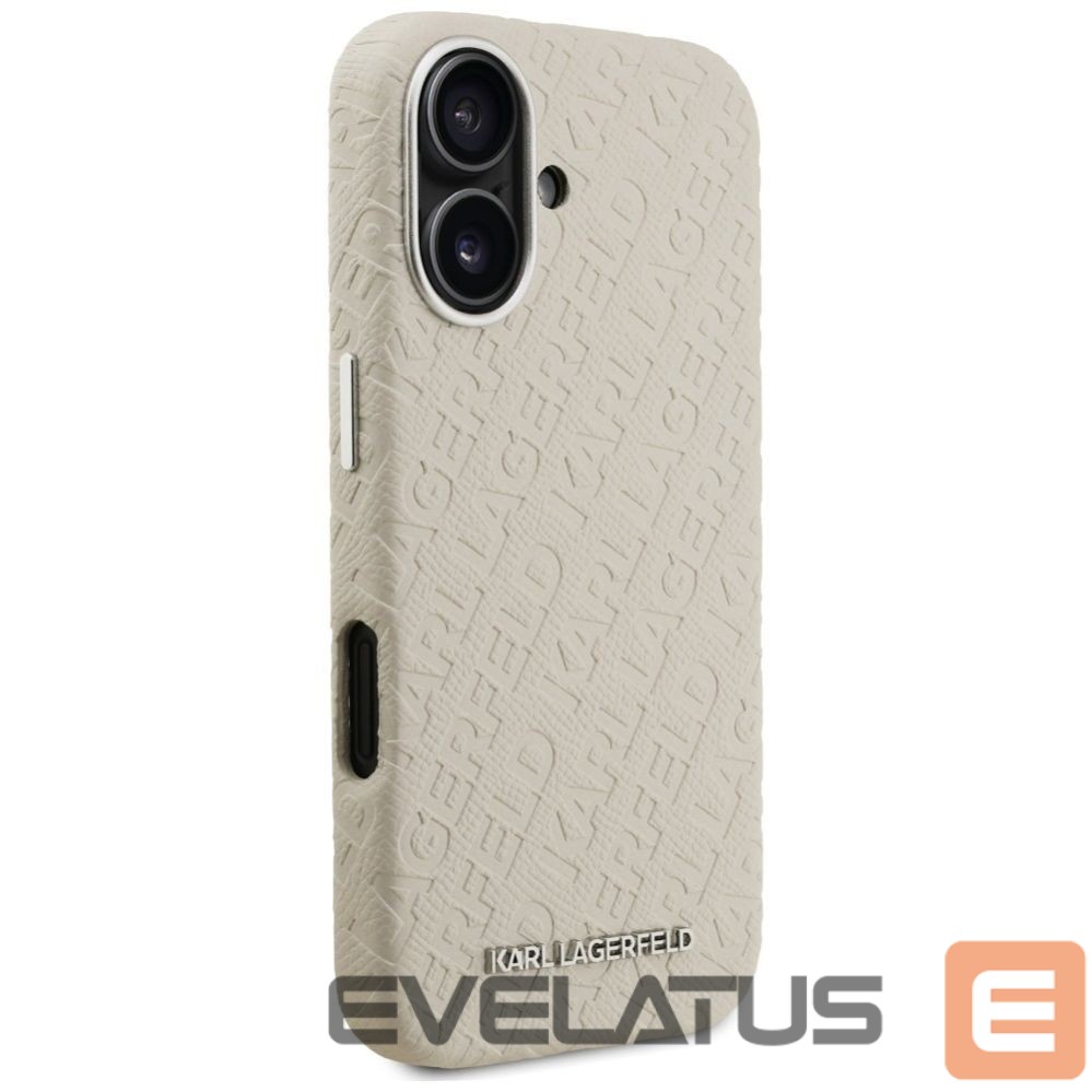 Muud kaubad Karl Lagerfeld Karl Lagerfeld FW Stamped Karl MagSafe iPhone 16 Case - Beige