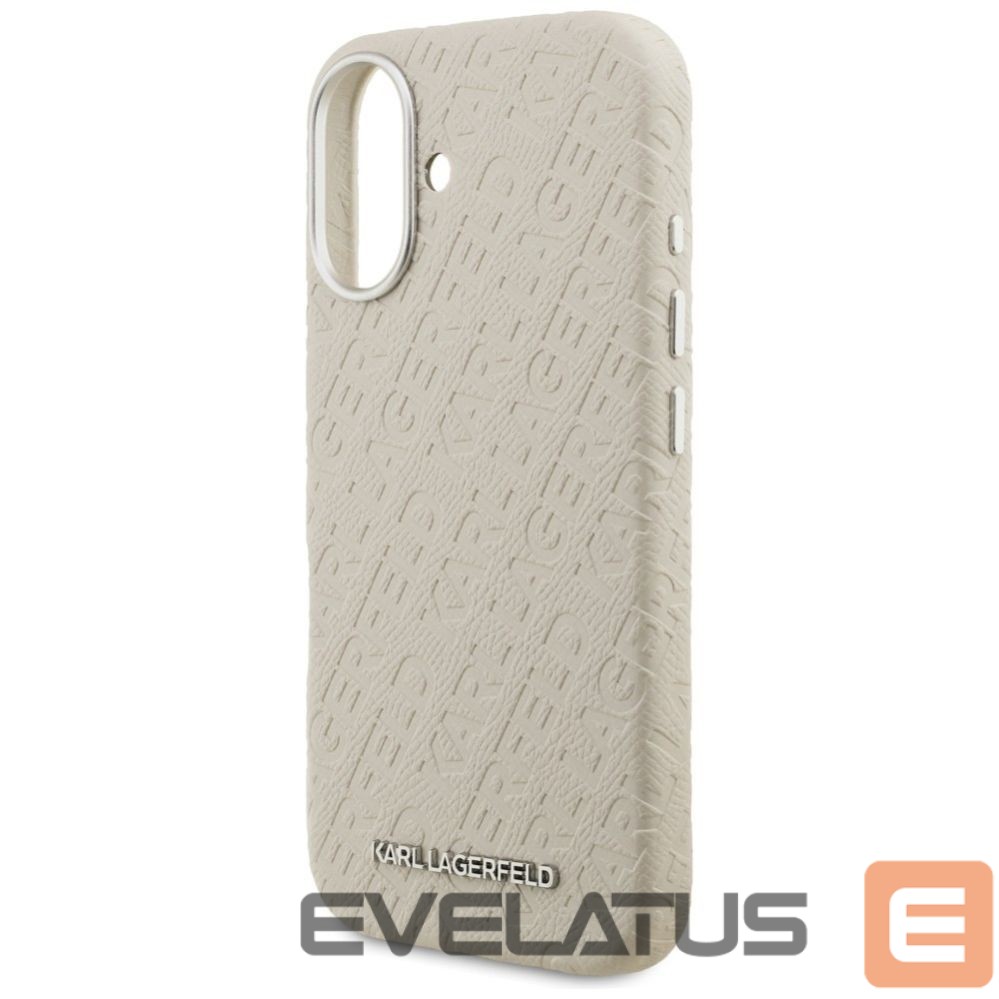Muud kaubad Karl Lagerfeld Karl Lagerfeld FW Stamped Karl MagSafe iPhone 16 Case - Beige