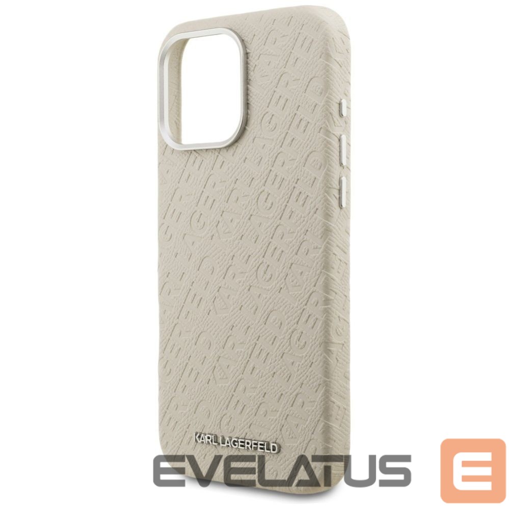 Muud kaubad Karl Lagerfeld Karl Lagerfeld FW Stamped Karl MagSafe Case for iPhone 16 Pro - Beige