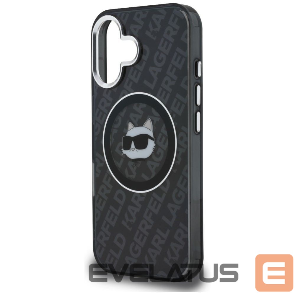 Muud kaubad Karl Lagerfeld Karl Lagerfeld IML Choupette Head Logo MagSafe Case for iPhone 16 - Black
