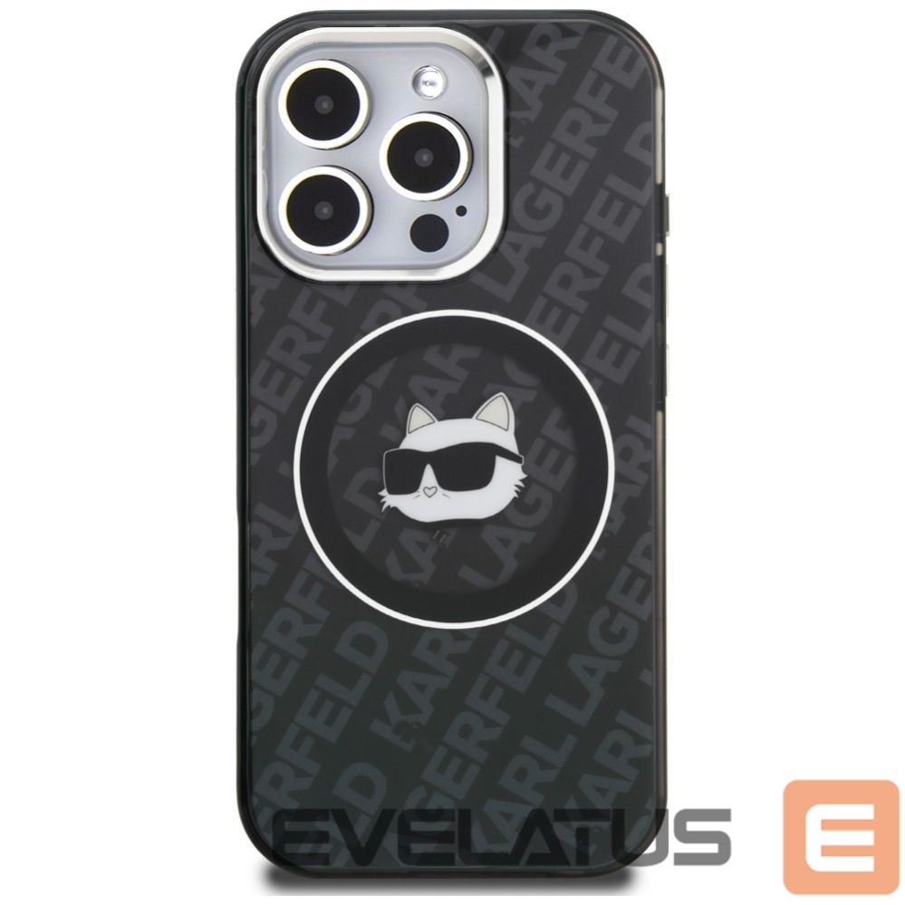 Muud kaubad Karl Lagerfeld Karl Lagerfeld IML Choupette Head Logo MagSafe Case for iPhone 16 Pro - Black