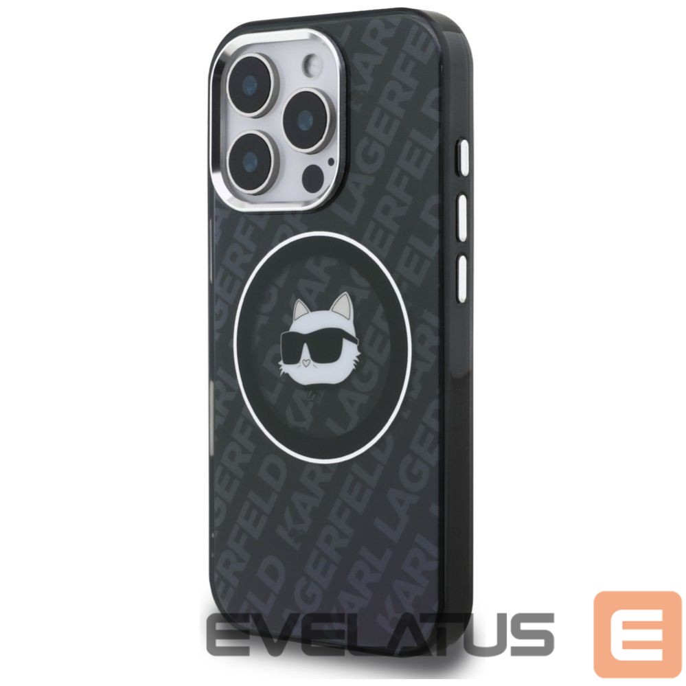 Muud kaubad Karl Lagerfeld Karl Lagerfeld IML Choupette Head Logo MagSafe Case for iPhone 16 Pro Max - Black