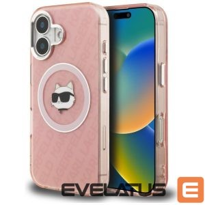 Muud kaubad Karl Lagerfeld  Karl Lagerfeld IML Choupette Head Logo MagSafe iPhone 16 Case - Pink 