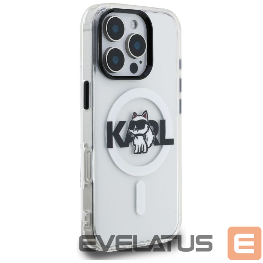 Muud kaubad Karl Lagerfeld Karl Lagerfeld IML Choupette Sketch Logo MagSafe Case for iPhone 16 Pro Max - Clear