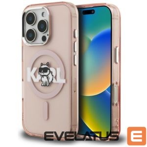 Muud kaubad Karl Lagerfeld  Karl Lagerfeld IML Choupette Sketch Logo MagSafe Case for iPhone 16 Pro Max - Pink 