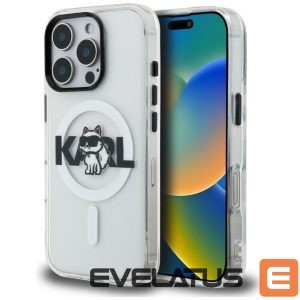 Muud kaubad Karl Lagerfeld  Karl Lagerfeld IML Choupette Sketch Logo MagSafe Case for iPhone 16 Pro - Clear 