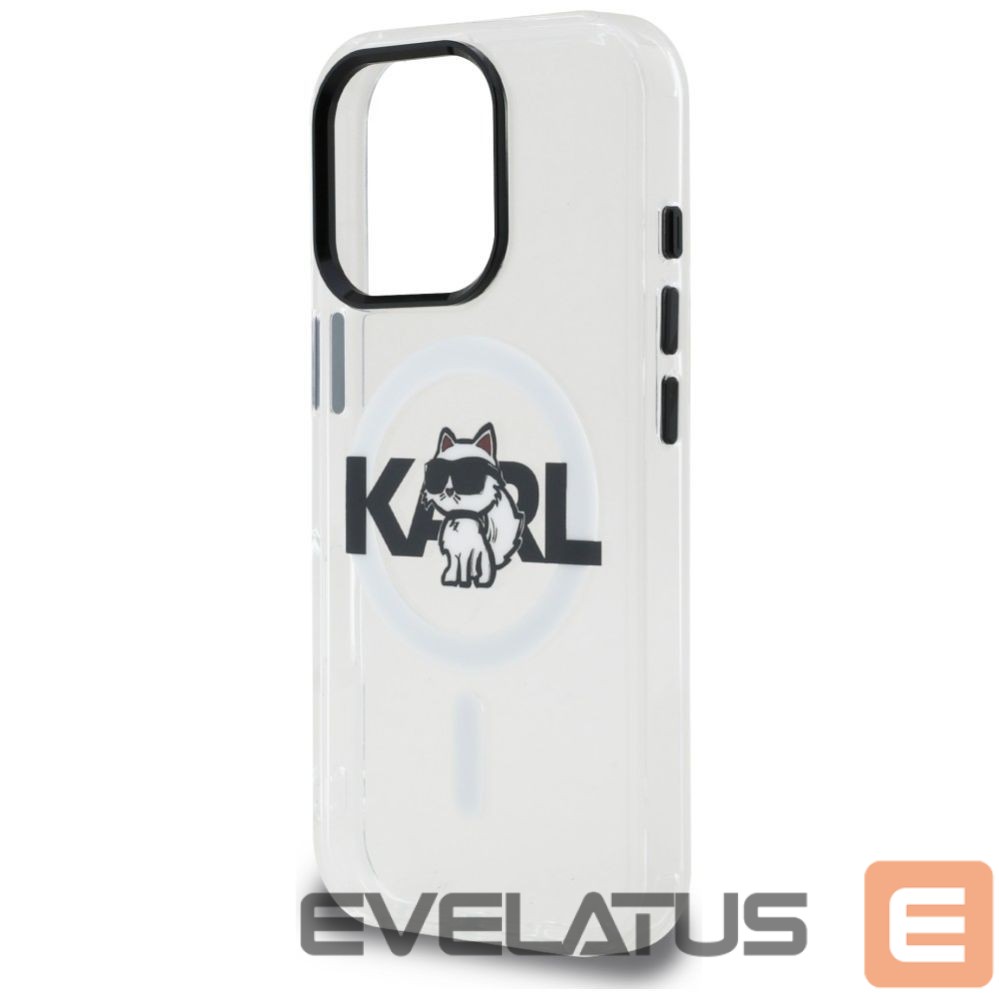 Muud kaubad Karl Lagerfeld Karl Lagerfeld IML Choupette Sketch Logo MagSafe Case for iPhone 16 Pro - Clear