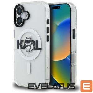 Muud kaubad Karl Lagerfeld  Karl Lagerfeld IML Choupette Sketch Logo MagSafe iPhone 16 Case - Clear 