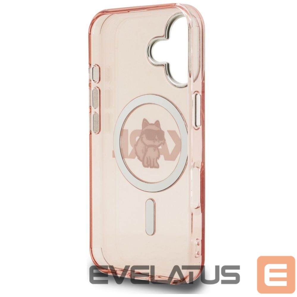 Muud kaubad Karl Lagerfeld Karl Lagerfeld IML Choupette Sketch Logo MagSafe iPhone 16 Case - Pink