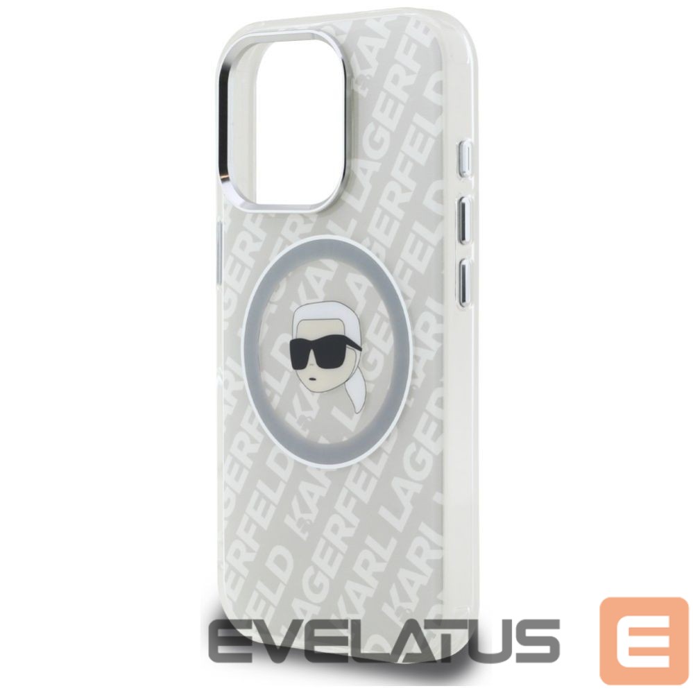 Muud kaubad Karl Lagerfeld Karl Lagerfeld IML Karl Head Logo MagSafe Case for iPhone 16 Pro - Gray