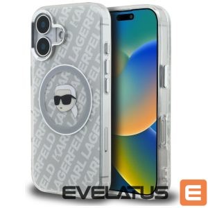 Muud kaubad Karl Lagerfeld  Karl Lagerfeld IML Karl Head Logo MagSafe Case for iPhone 16 - Gray 