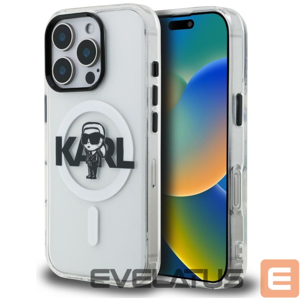 Muud kaubad Karl Lagerfeld Karl Lagerfeld IML Karl Sketch Logo MagSafe Case for iPhone 16 Pro Max - Clear