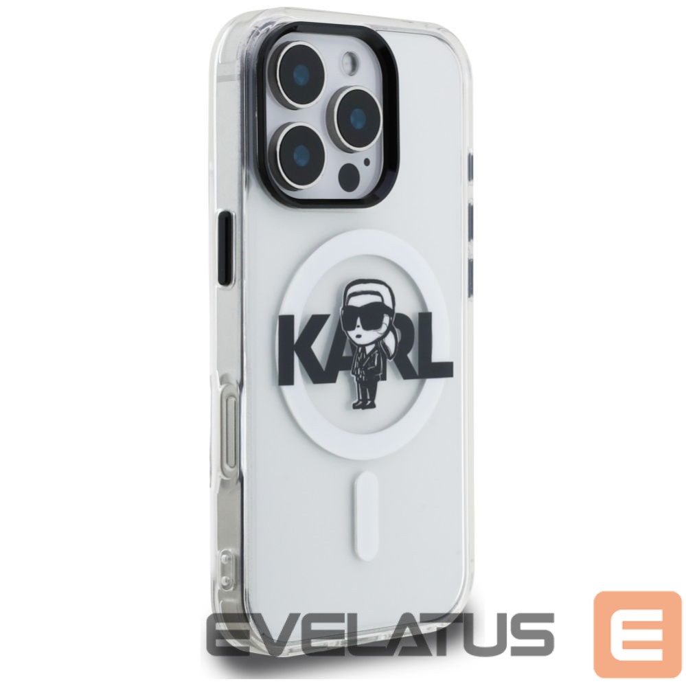Muud kaubad Karl Lagerfeld Karl Lagerfeld IML Karl Sketch Logo MagSafe Case for iPhone 16 Pro Max - Clear