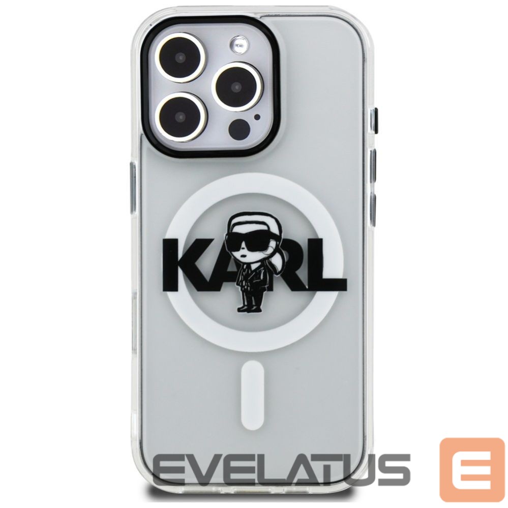 Muud kaubad Karl Lagerfeld Karl Lagerfeld IML Karl Sketch Logo MagSafe Case for iPhone 16 Pro Max - Clear