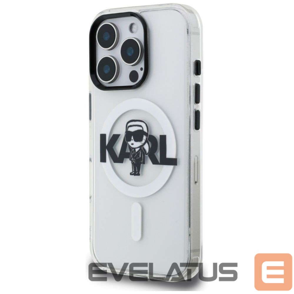 Muud kaubad Karl Lagerfeld Karl Lagerfeld IML Karl Sketch Logo MagSafe Case for iPhone 16 Pro Max - Clear