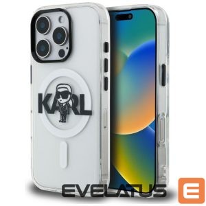 Muud kaubad Karl Lagerfeld  Karl Lagerfeld IML Karl Sketch Logo MagSafe Case for iPhone 16 Pro - Clear 