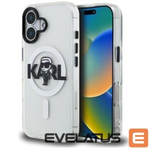 Muud kaubad Karl Lagerfeld  Karl Lagerfeld IML Karl Sketch Logo MagSafe Case for iPhone 16 - Clear 