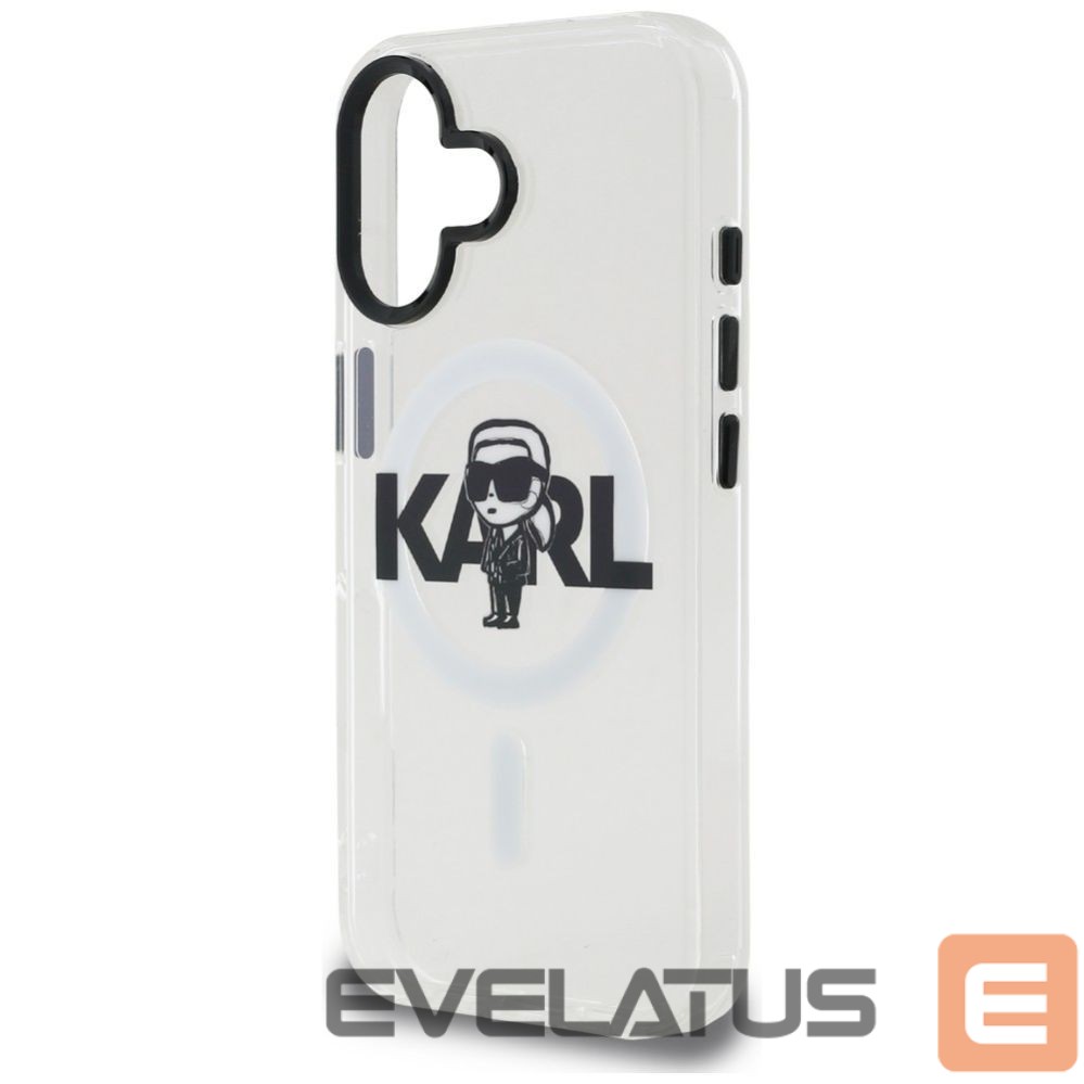 Muud kaubad Karl Lagerfeld Karl Lagerfeld IML Karl Sketch Logo MagSafe Case for iPhone 16 - Clear