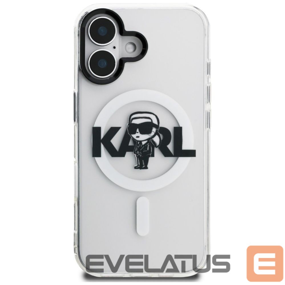 Muud kaubad Karl Lagerfeld Karl Lagerfeld IML Karl Sketch Logo MagSafe Case for iPhone 16 - Clear