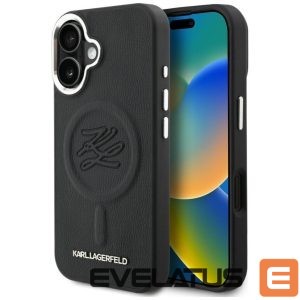 Muud kaubad Karl Lagerfeld  Karl Lagerfeld Initial & Metal Logo MagSafe Case for iPhone 16 - Black 