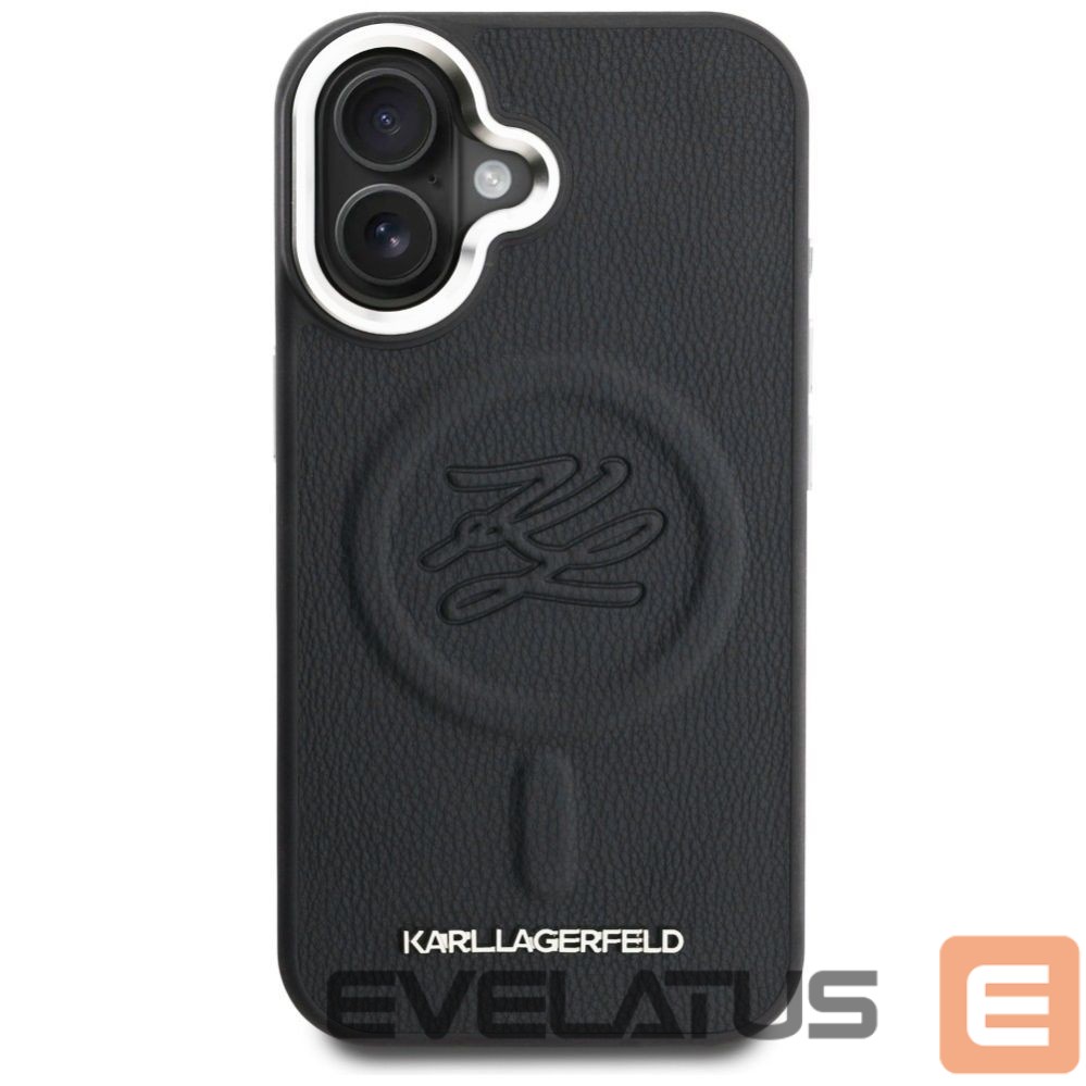 Muud kaubad Karl Lagerfeld Karl Lagerfeld Initial & Metal Logo MagSafe Case for iPhone 16 - Black