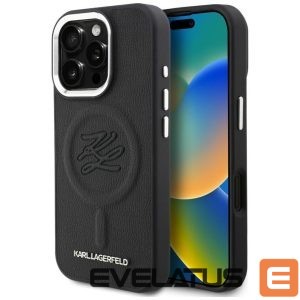 Muud kaubad Karl Lagerfeld  Karl Lagerfeld Initial & Metal Logo MagSafe Case for iPhone 16 Pro - Black 