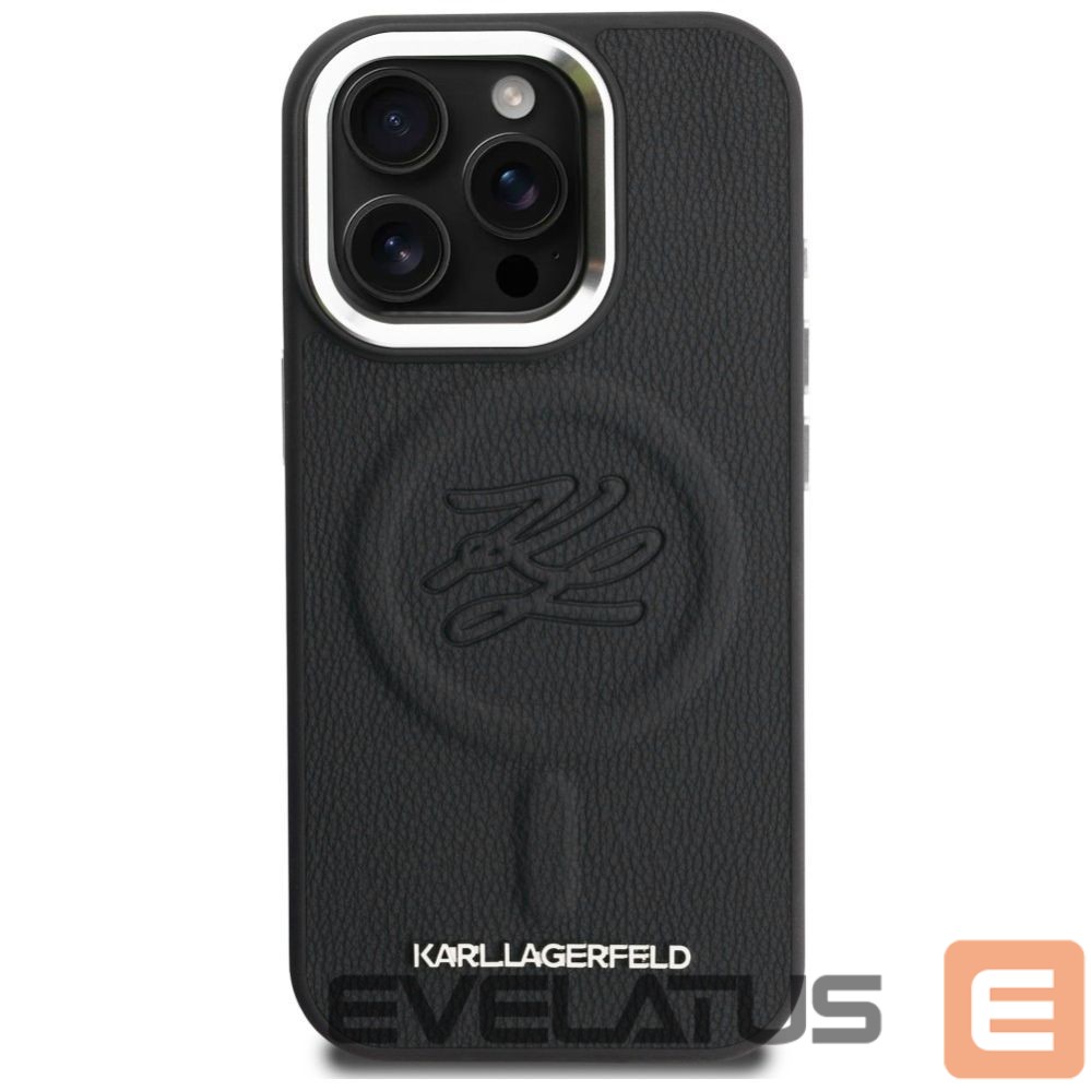 Muud kaubad Karl Lagerfeld Karl Lagerfeld Initial & Metal Logo MagSafe Case for iPhone 16 Pro - Black