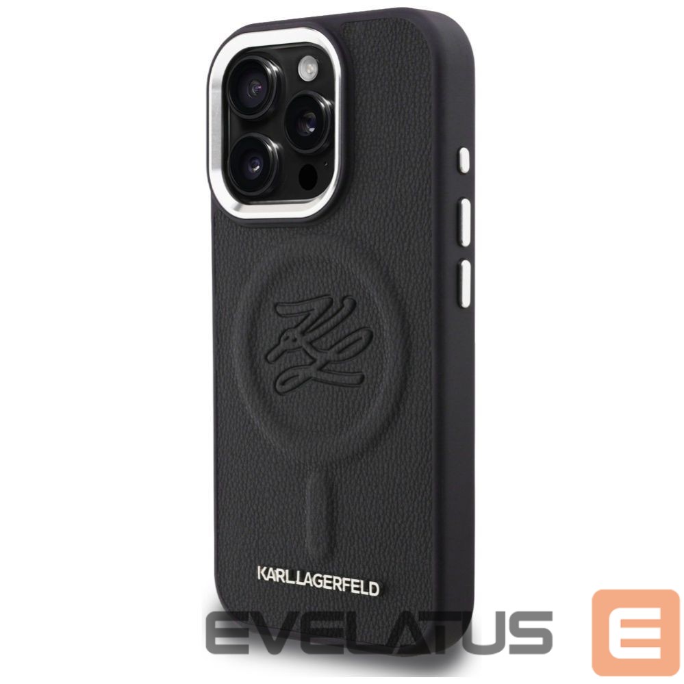 Muud kaubad Karl Lagerfeld Karl Lagerfeld Initial & Metal Logo MagSafe Case for iPhone 16 Pro - Black