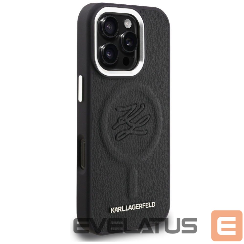 Muud kaubad Karl Lagerfeld Karl Lagerfeld Initial & Metal Logo MagSafe Case for iPhone 16 Pro - Black