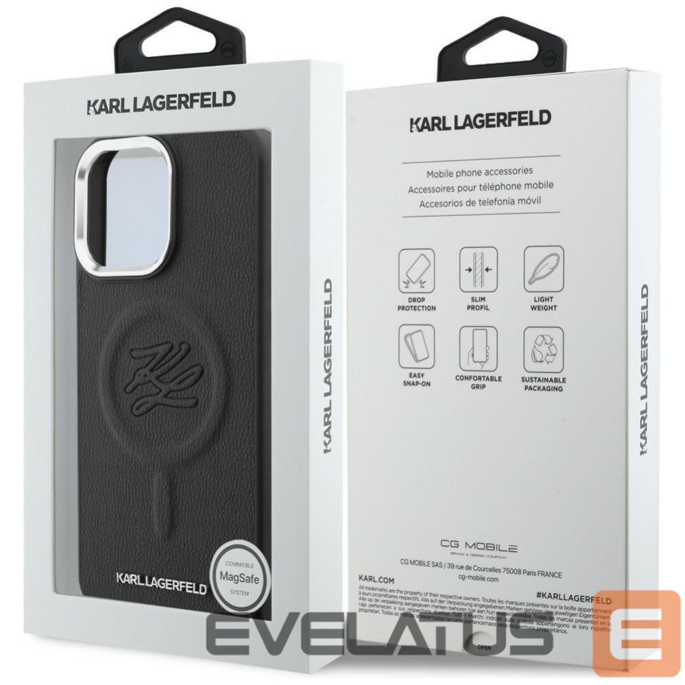 Muud kaubad Karl Lagerfeld Karl Lagerfeld Embossed Ring Initials MagSafe Case for Samsung Galaxy S26 - Black