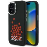 Muud kaubad Karl Lagerfeld  Karl Lagerfeld Silicone Heart Sign Logo MagSafe Case for iPhone 16 - Black 