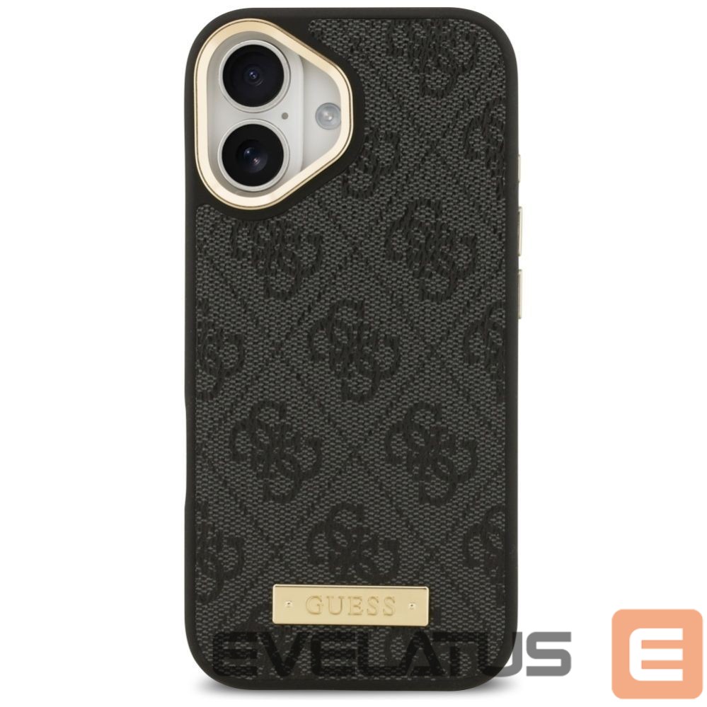 Muud kaubad Guess Guess 4G Logo Plate MagSafe case for iPhone 17 - black