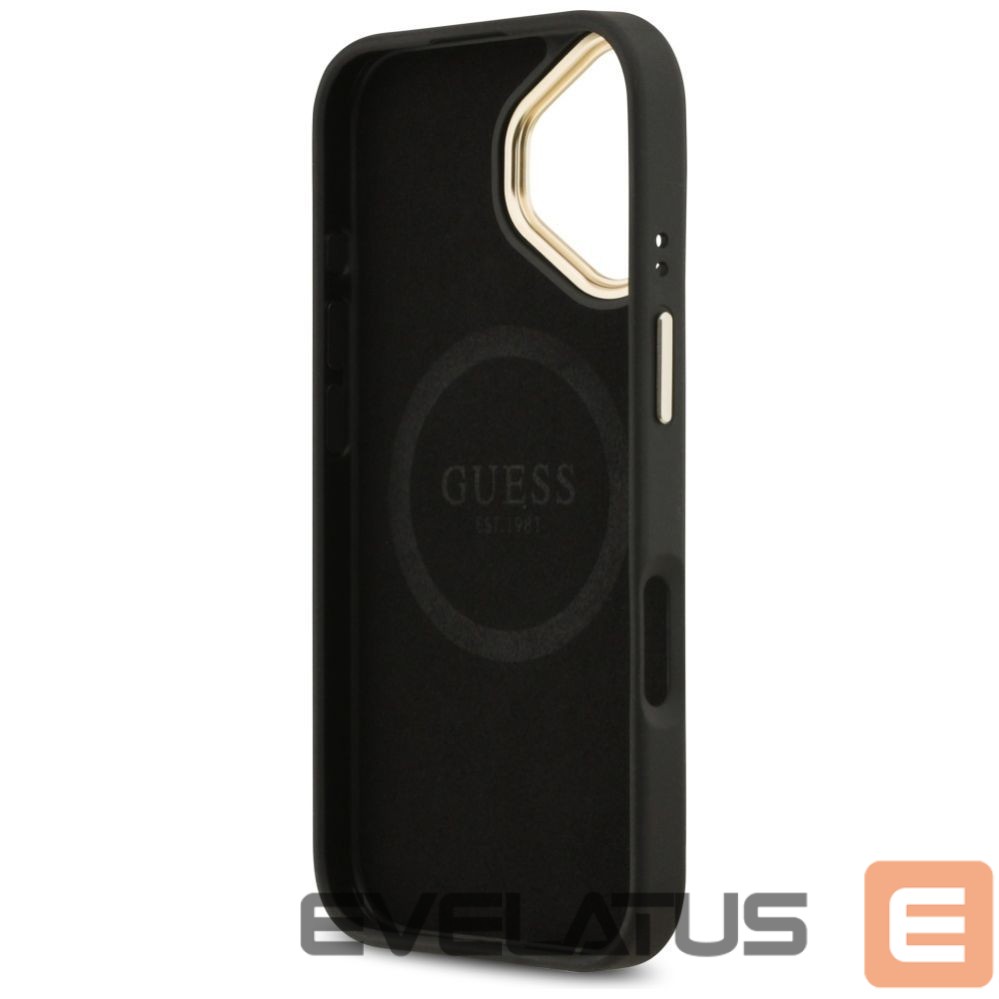 Muud kaubad Guess Guess 4G Logo Plate MagSafe case for iPhone 17 - black