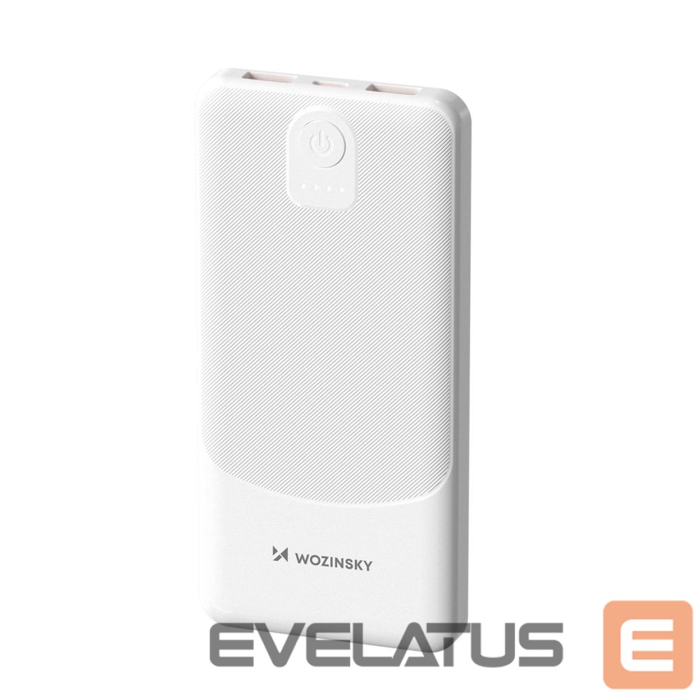 Muud kaubad Wozinsky Powerbank Wozinsky Wpower WPBBK-3 10000 mAh 10W 2x USB-A 2A - white