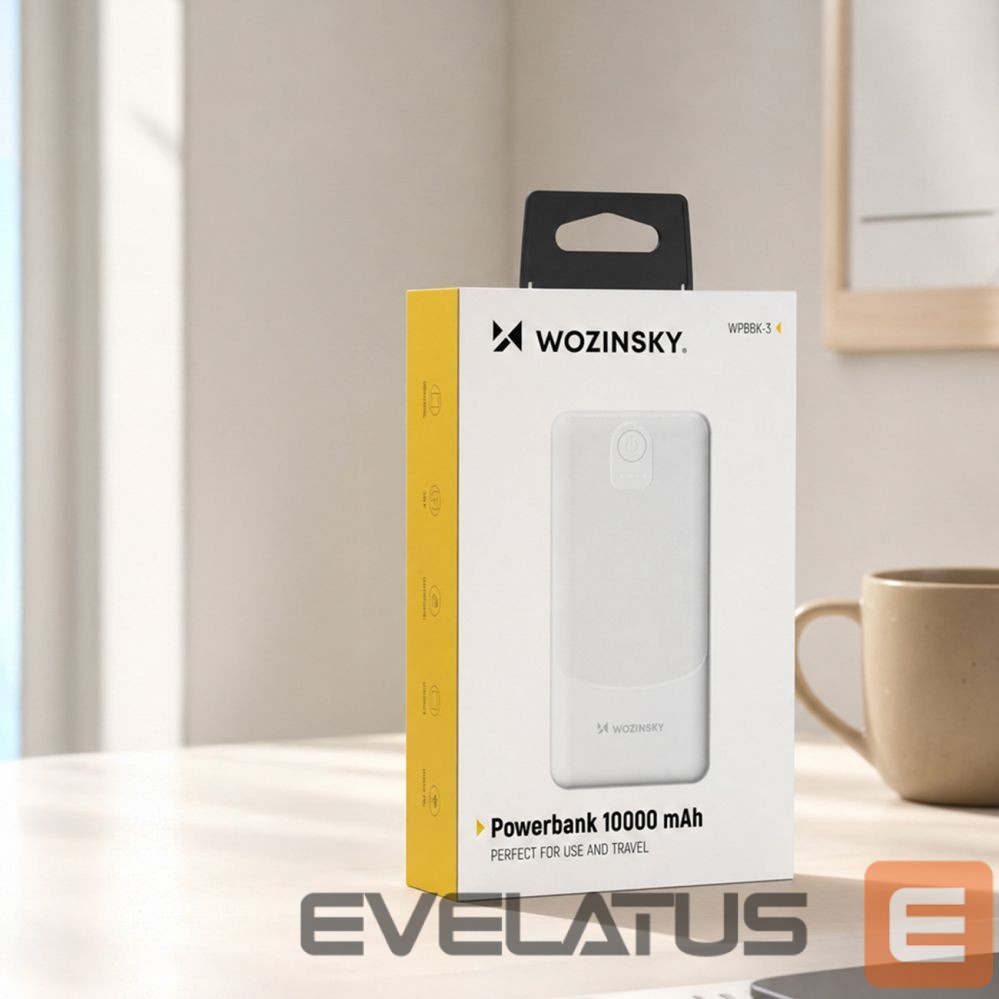 Muud kaubad Wozinsky Powerbank Wozinsky Wpower WPBBK-3 10000 mAh 10W 2x USB-A 2A - white