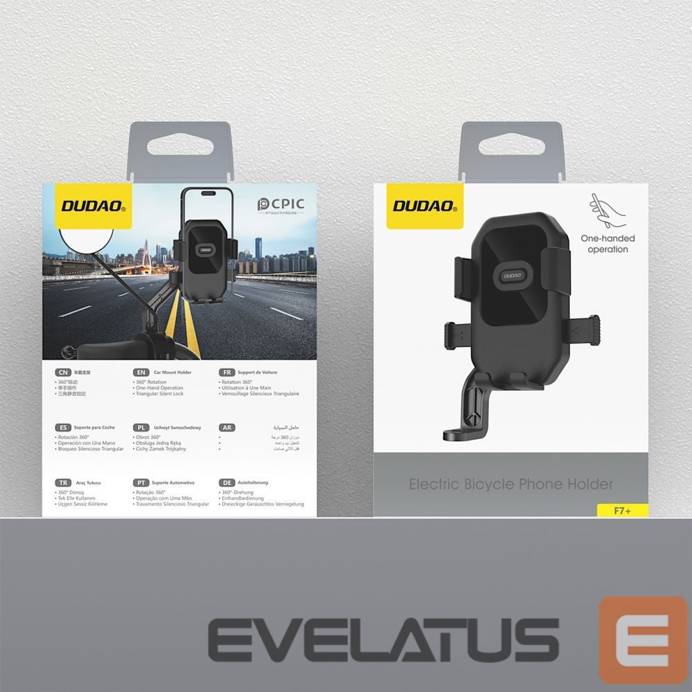Muud kaubad Dudao Dudao F7+ holder for bike, motorcycle, scooter - black