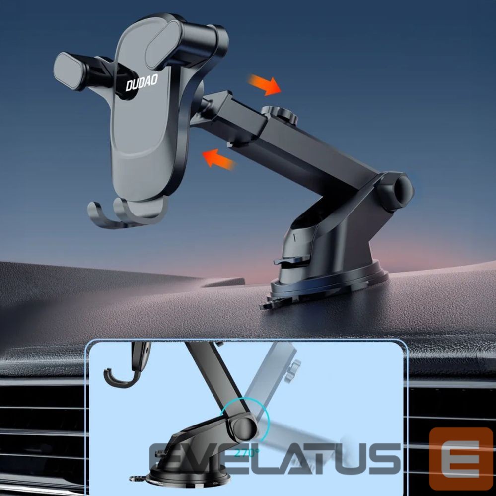 Muud kaubad Dudao Dudao F5PRO+ Car Holder with Suction Cup - Black