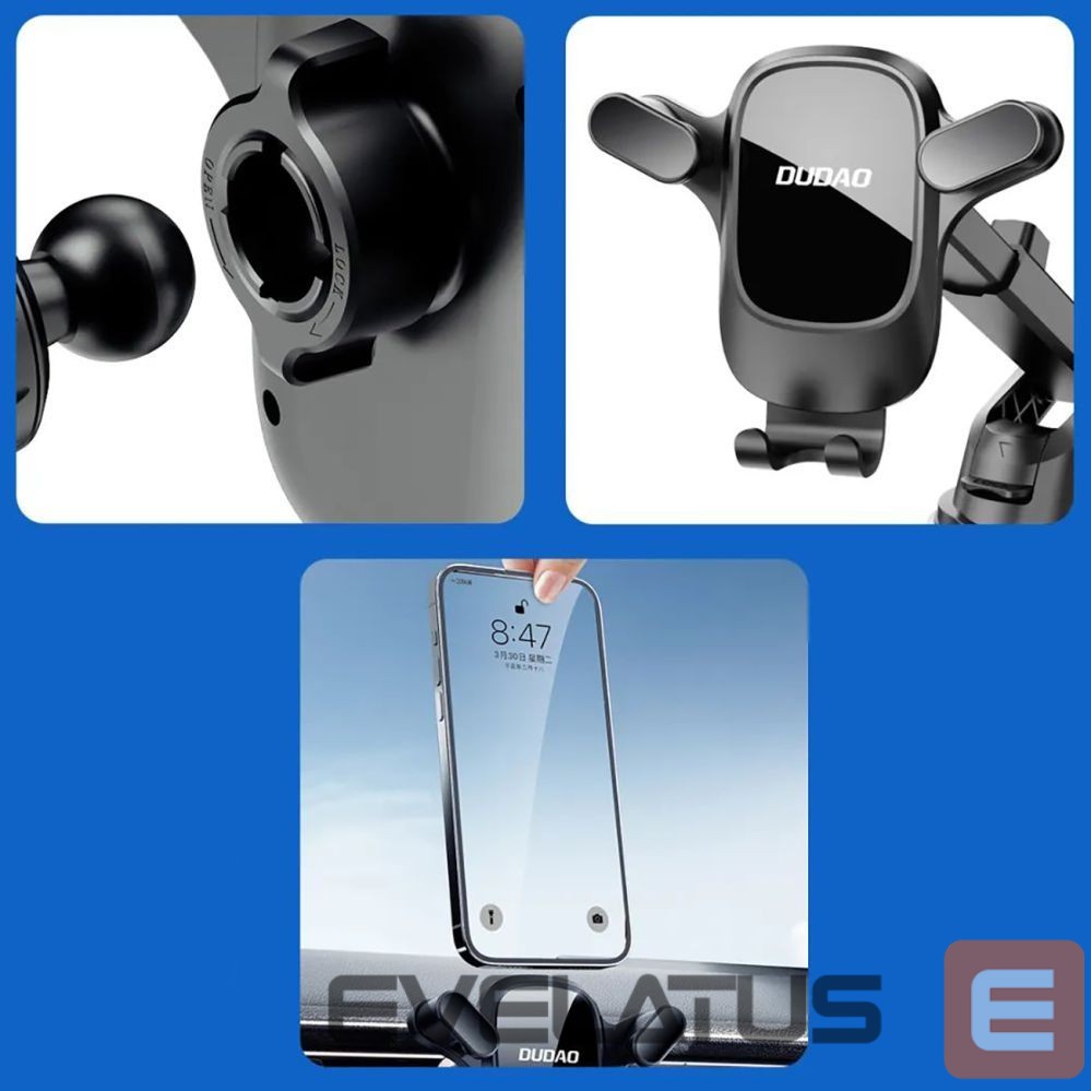 Muud kaubad Dudao Dudao F5PRO+ Car Holder with Suction Cup - Black